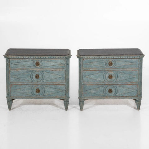 Pair Of 19th Century Swedish Chests