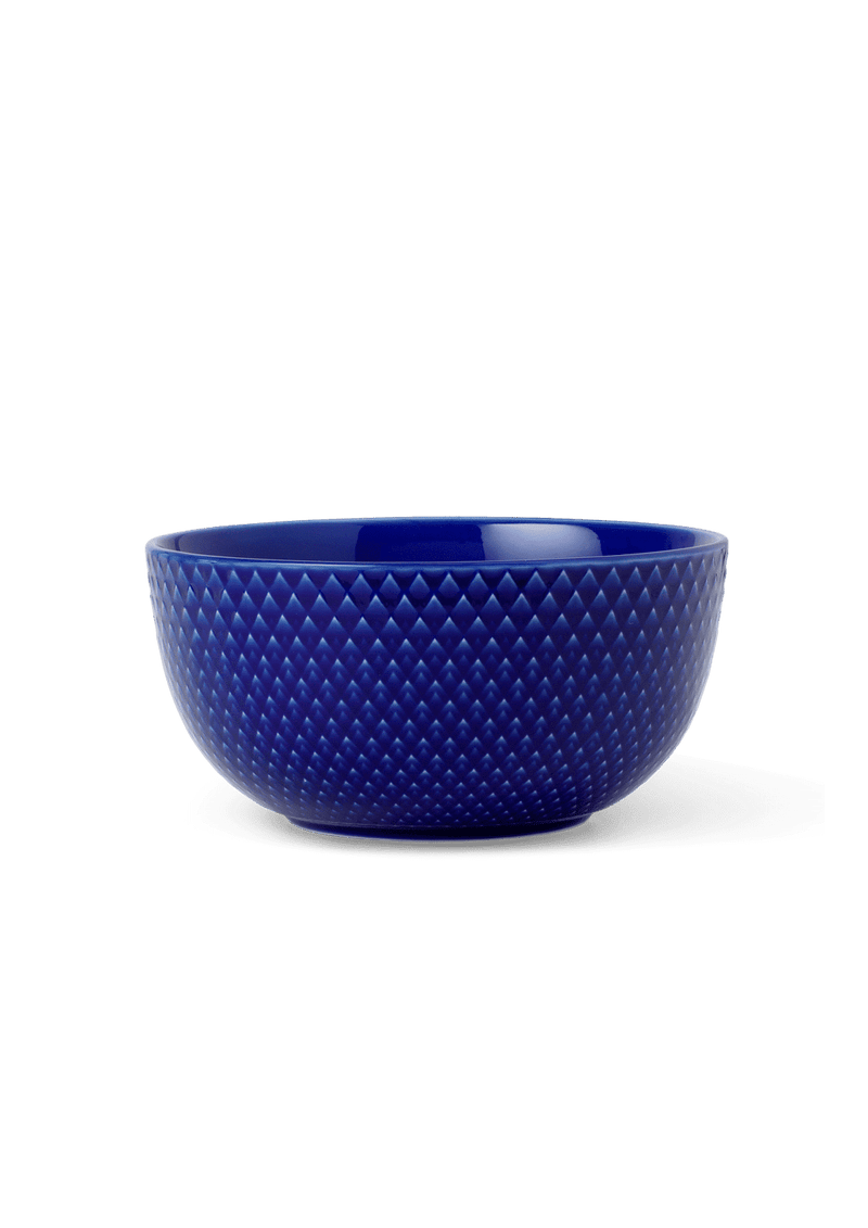 Lyngby Rhombe Color Bowl Dark Blue