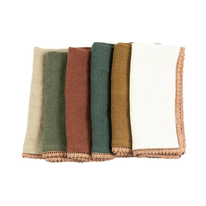 Anika Solid Table Linens Napkin Mustard