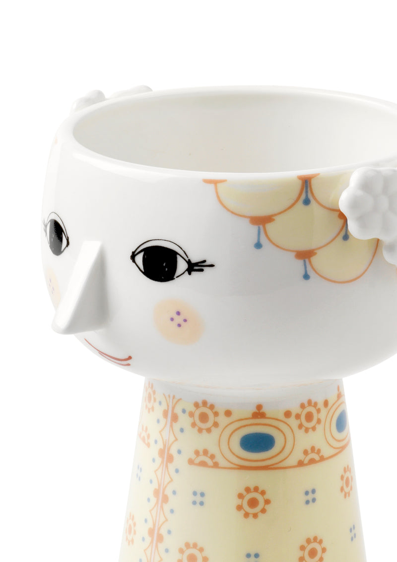 Bjørn Wiinblad Eva Vase Soft Yellow 