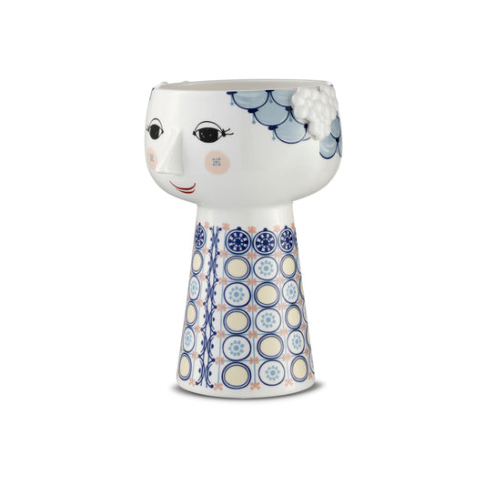 Bjørn Wiinblad Eva Vase Blue 
