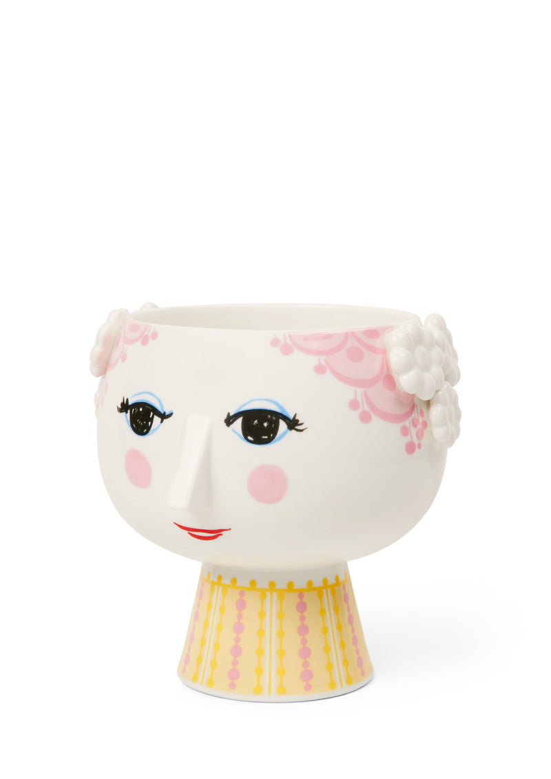 Bjørn Wiinblad Eva Flowerpot On Base Pink 