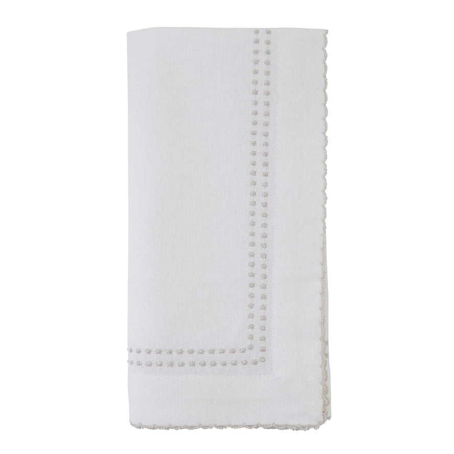 Embroidered Border Napkin