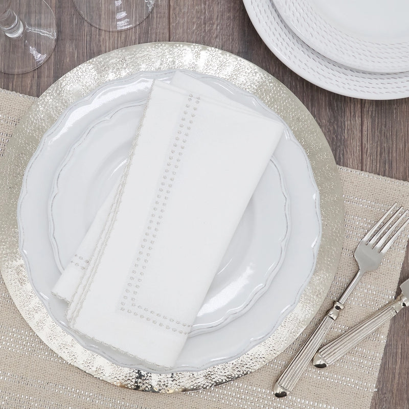Embroidered Border Napkin