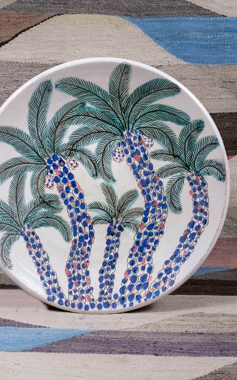 Cluster Of Palms Platter