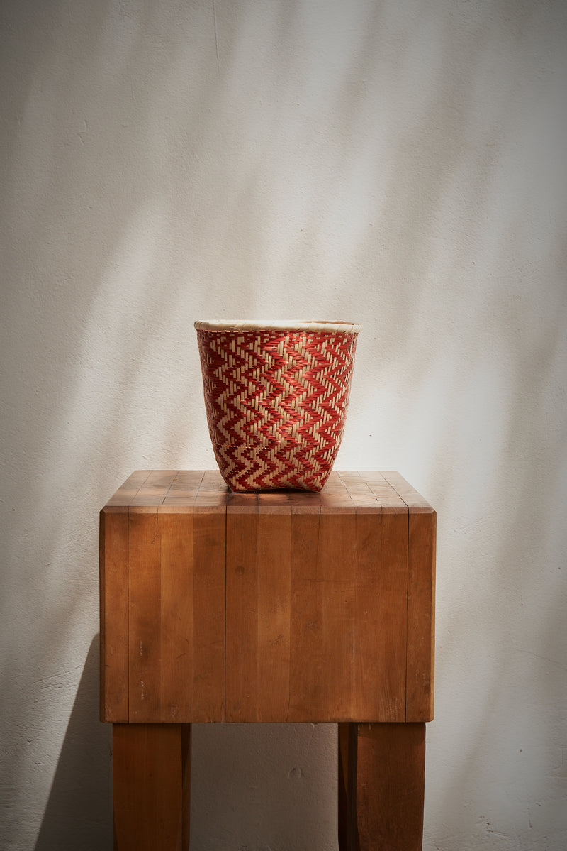 Tetera Basket Mites, Red and White