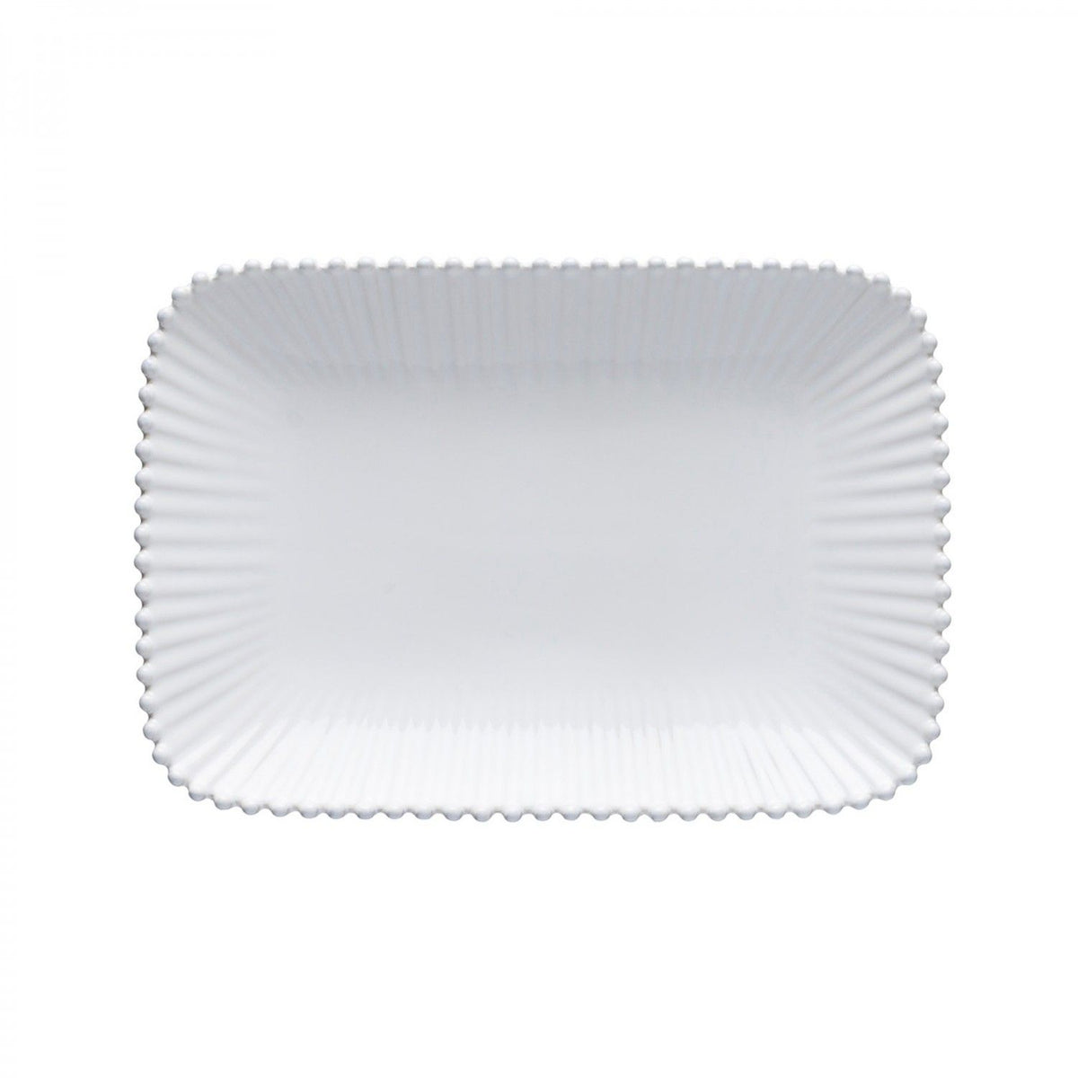 Rectangle Platter White Pearl 