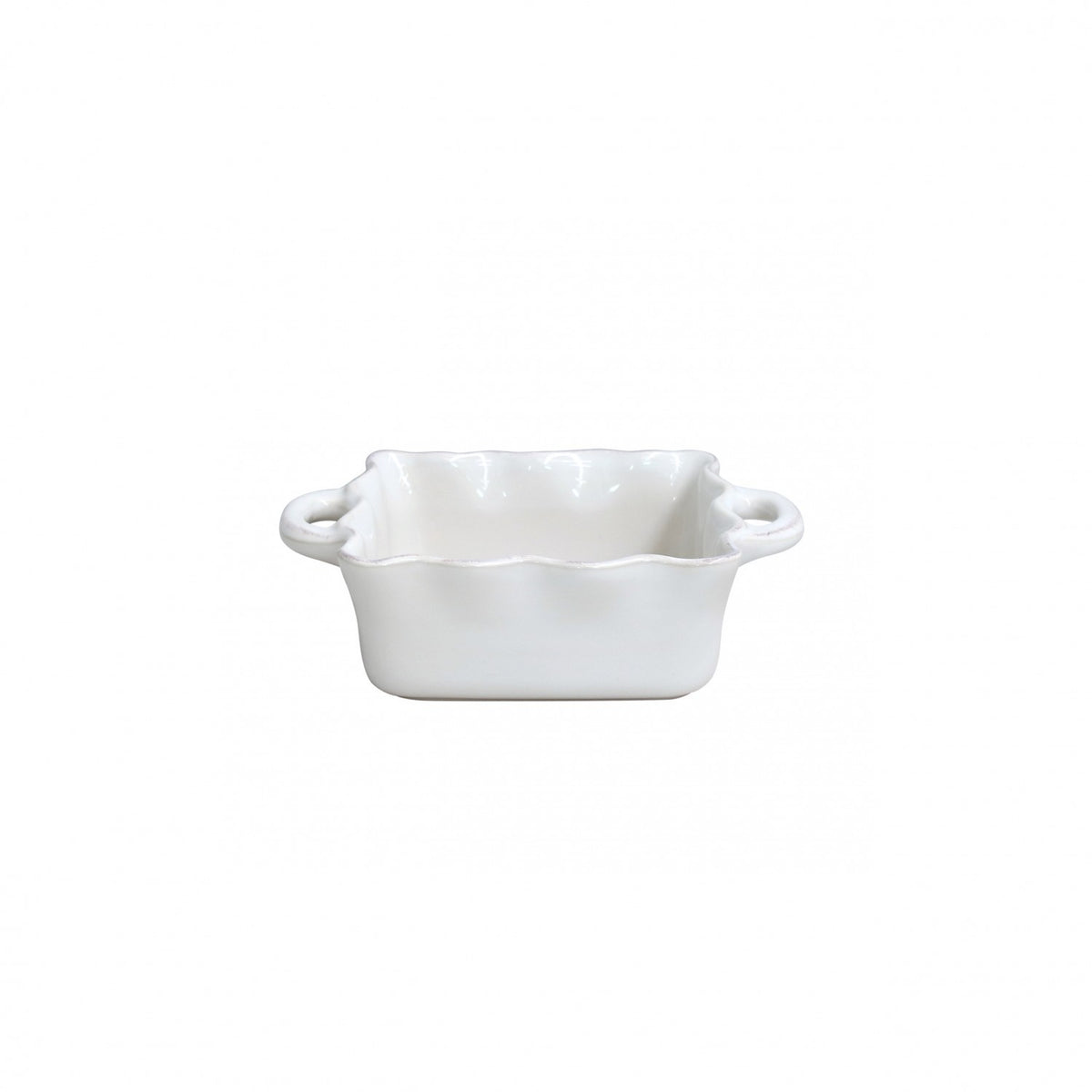 Cook & Host Baker Ruffled Square White