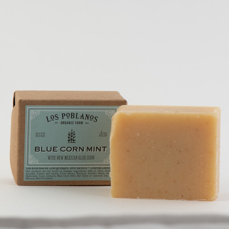 Blue Corn Mint Handmade Soap
