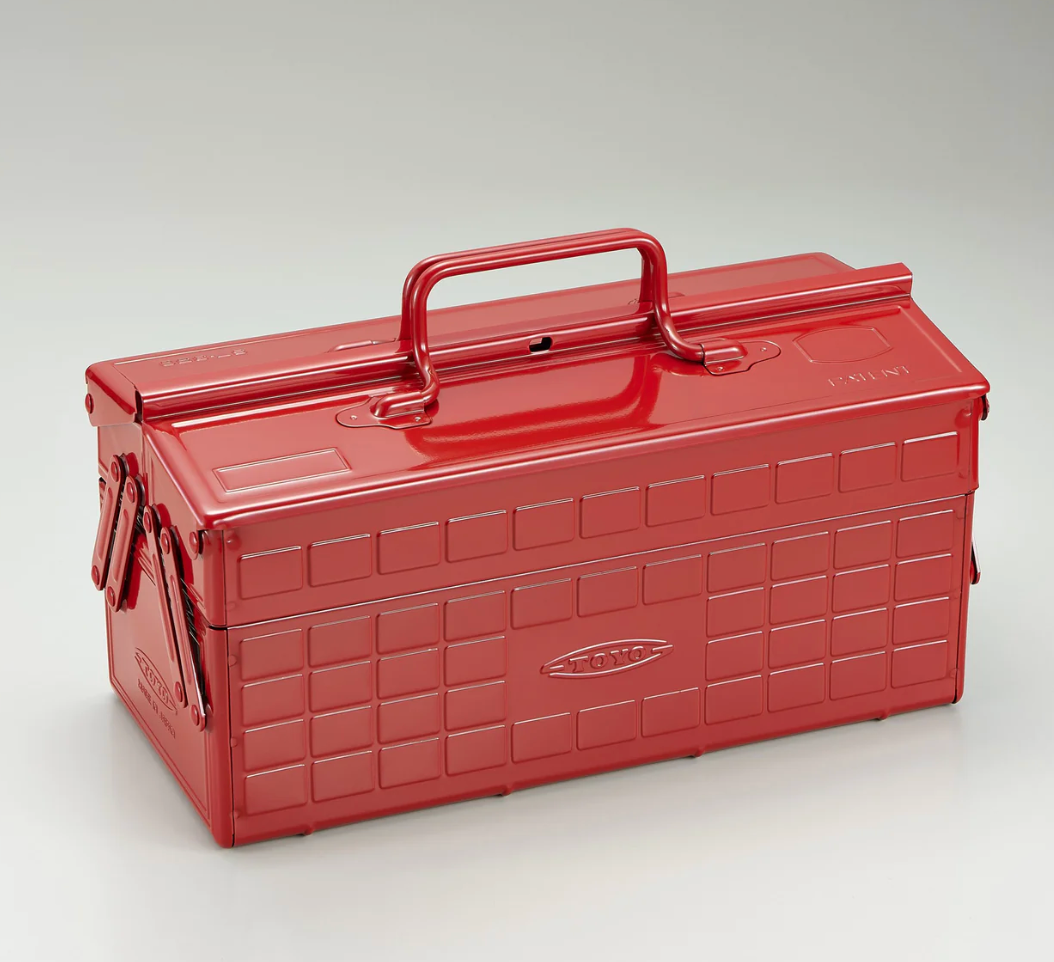 Steel Cantilever Toolbox Red