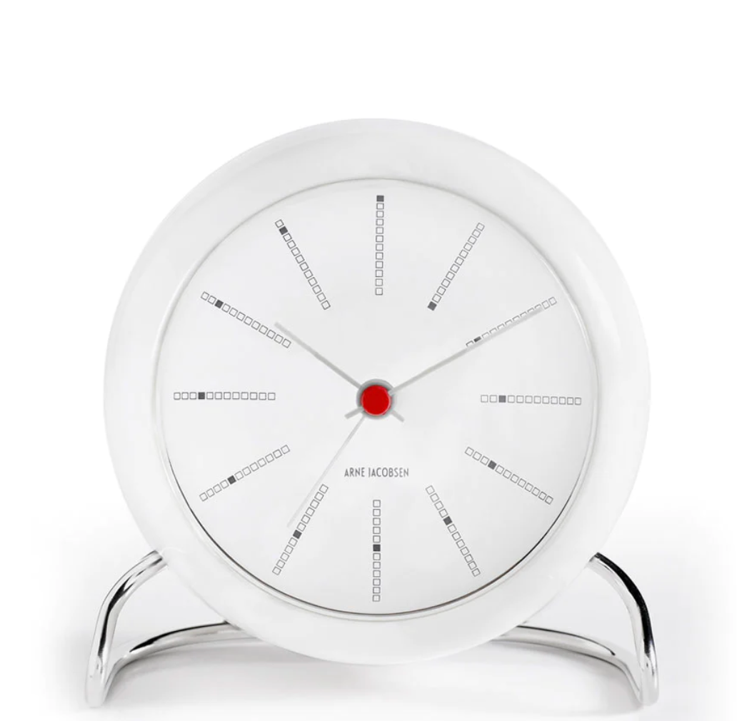 Bankers' Alarm Clock White