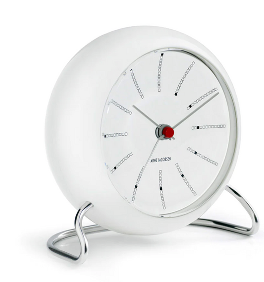 Bankers' Alarm Clock White