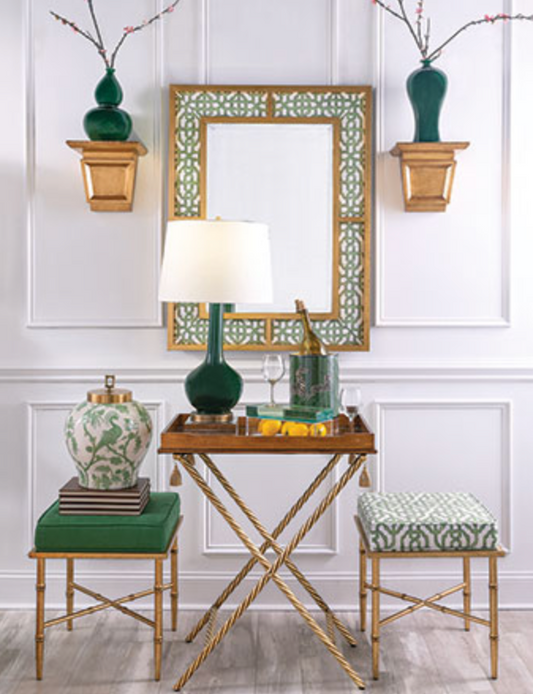 Balinese Peacock Green Jar