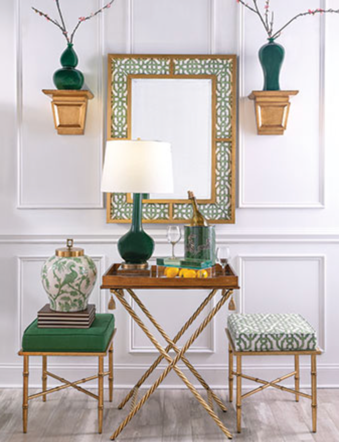 Balinese Peacock Green Jar