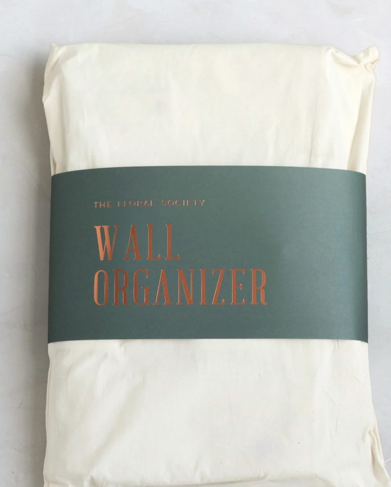 Canvas wall organizer