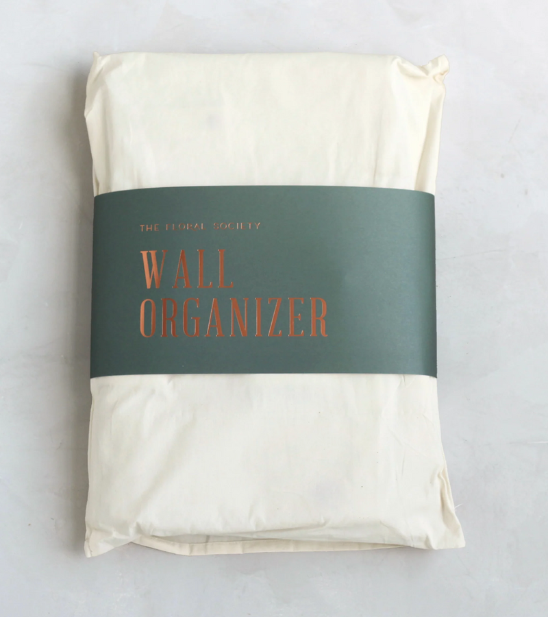 Canvas wall organizer