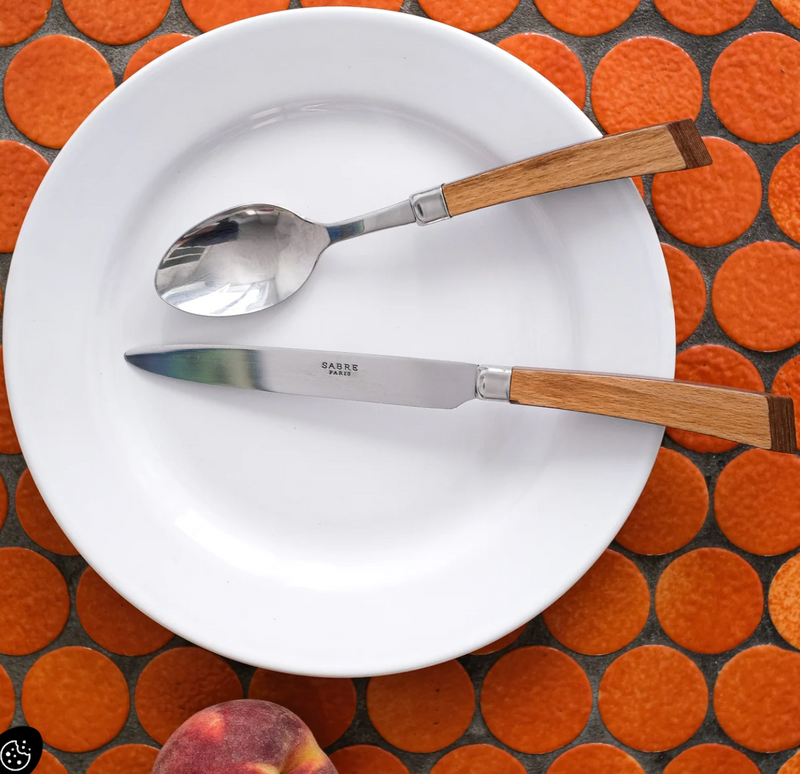 Bois stratifié clair Wood Cutlery Set