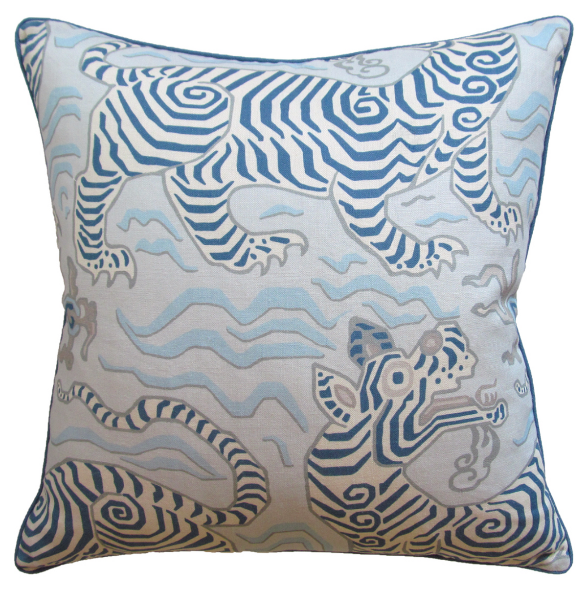 Tibet Pillow Light Blue
