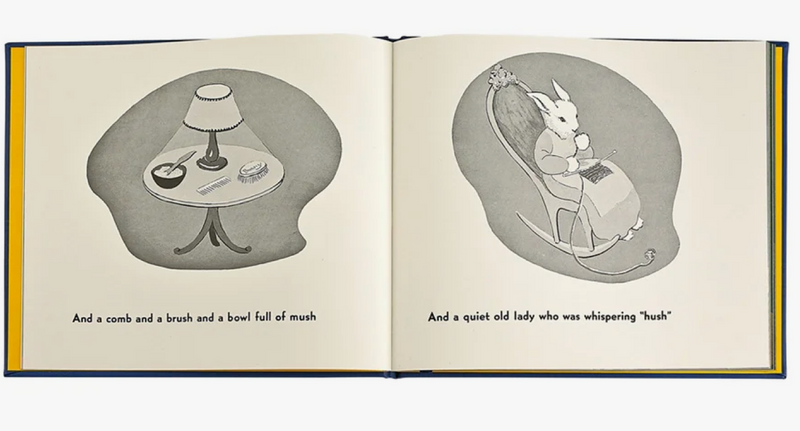 Goodnight Moon Blue Bonded Leather