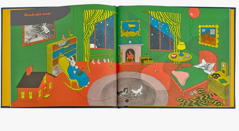 Goodnight Moon Blue Bonded Leather