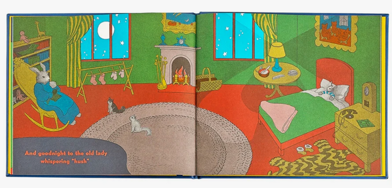 Goodnight Moon Blue Bonded Leather