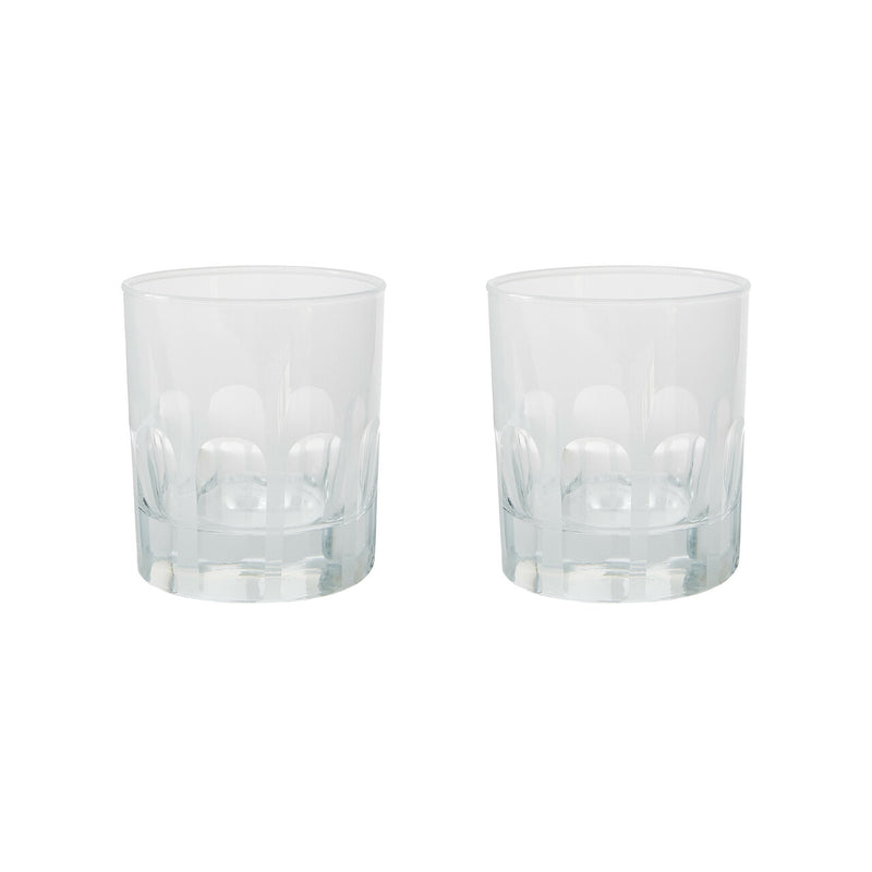 Rialto Glass Old Fashion Opal, Set of 2