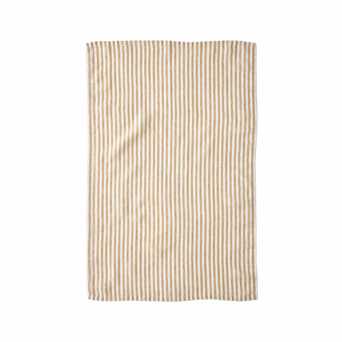 Tangier Stripe Linen Tea Towel Dune , Set Of 2
