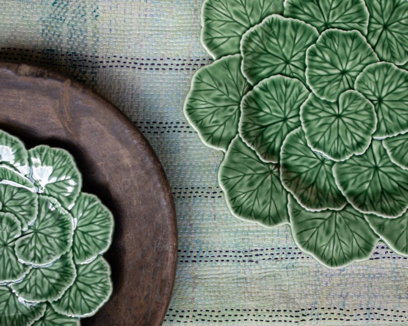 Bordallo Leaf Plate Green