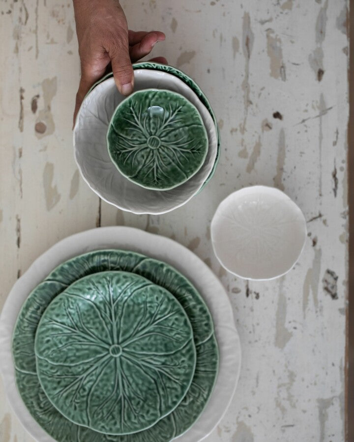 Cabbage Dessert Plate Green