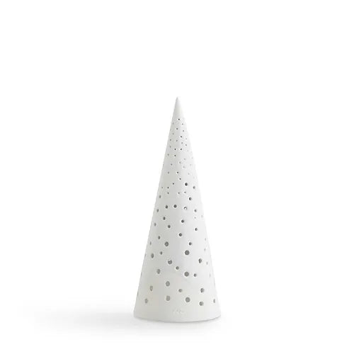 Nobili Candle Holder White 10in