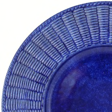 Cobalto Wicker Ceramic Plates (Set of 4)
