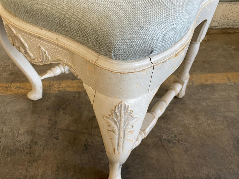 Swedish Rococo Six Dining Chairs
