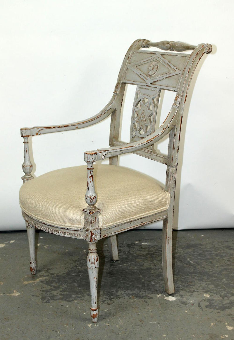 Swedish Gustavian Armchair