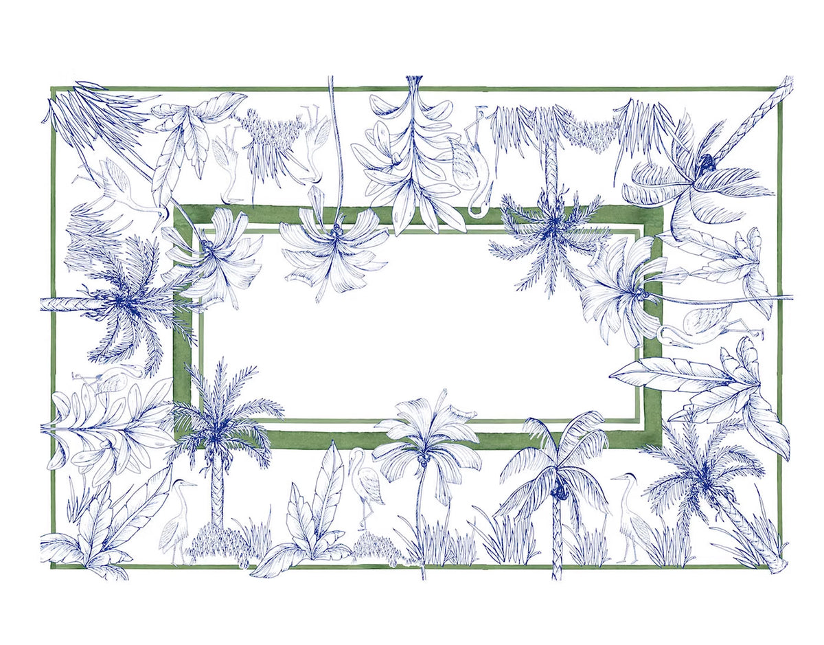 Oasis Rectangular Tablecloth