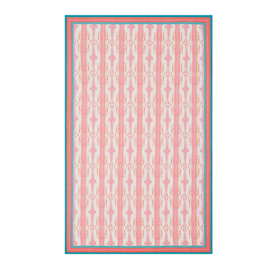 Flame Design Pink Rectangular Tablecloth