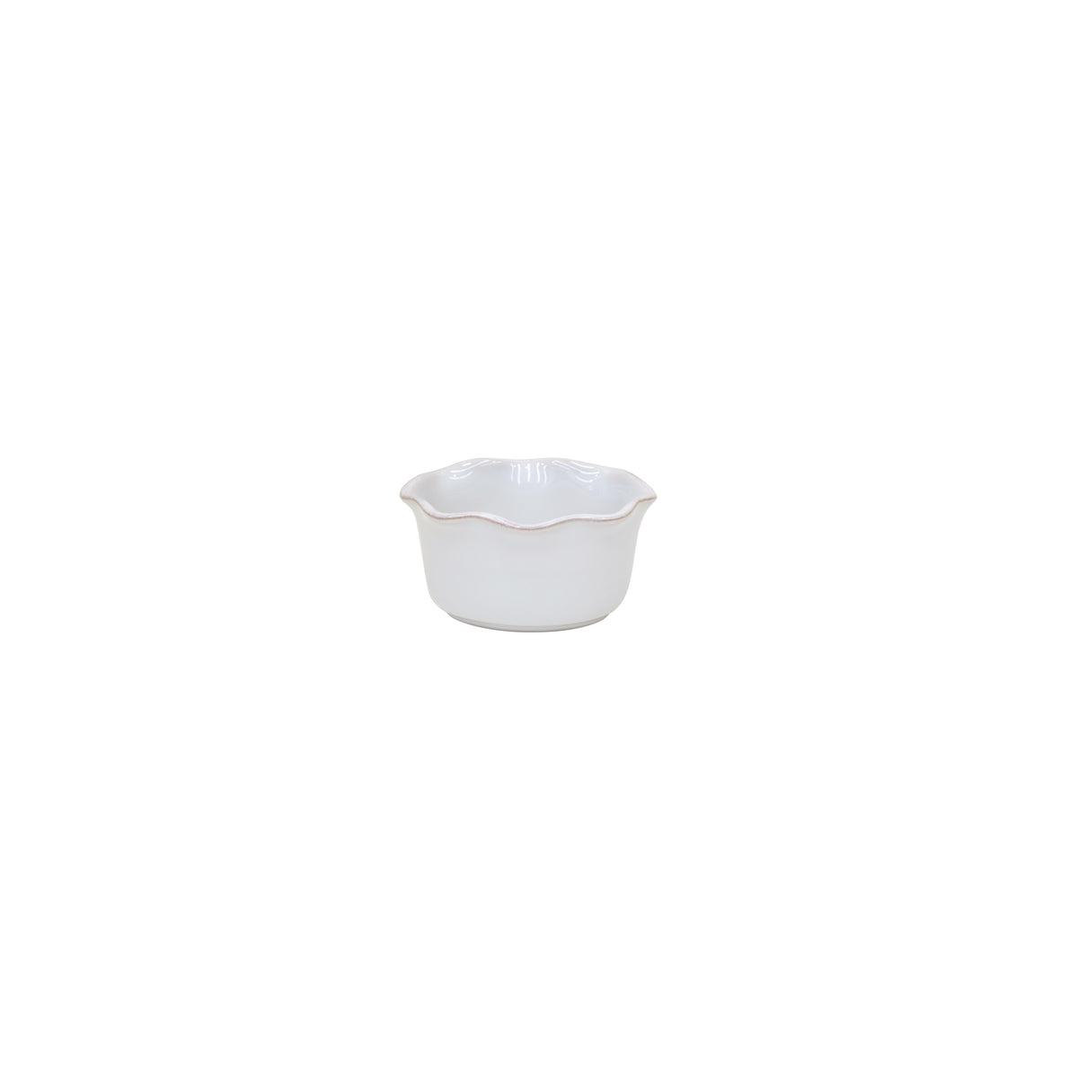 Cook & Host Ramekin Ruffled Square White