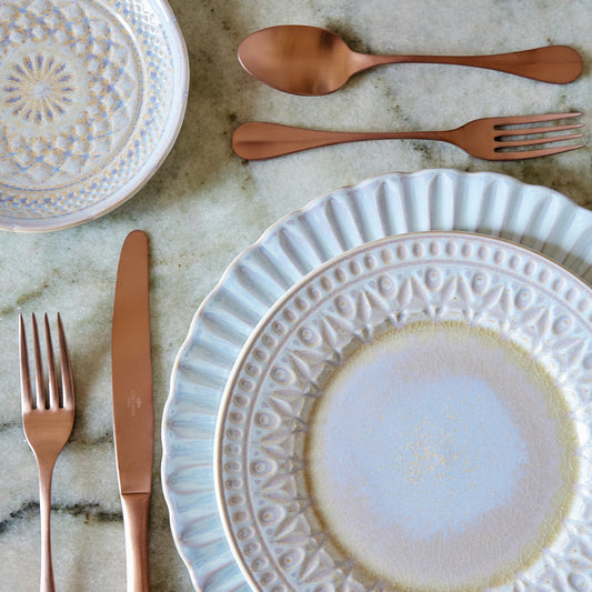 Dinner Plate Nacar/Mother of Pearl Cristal
