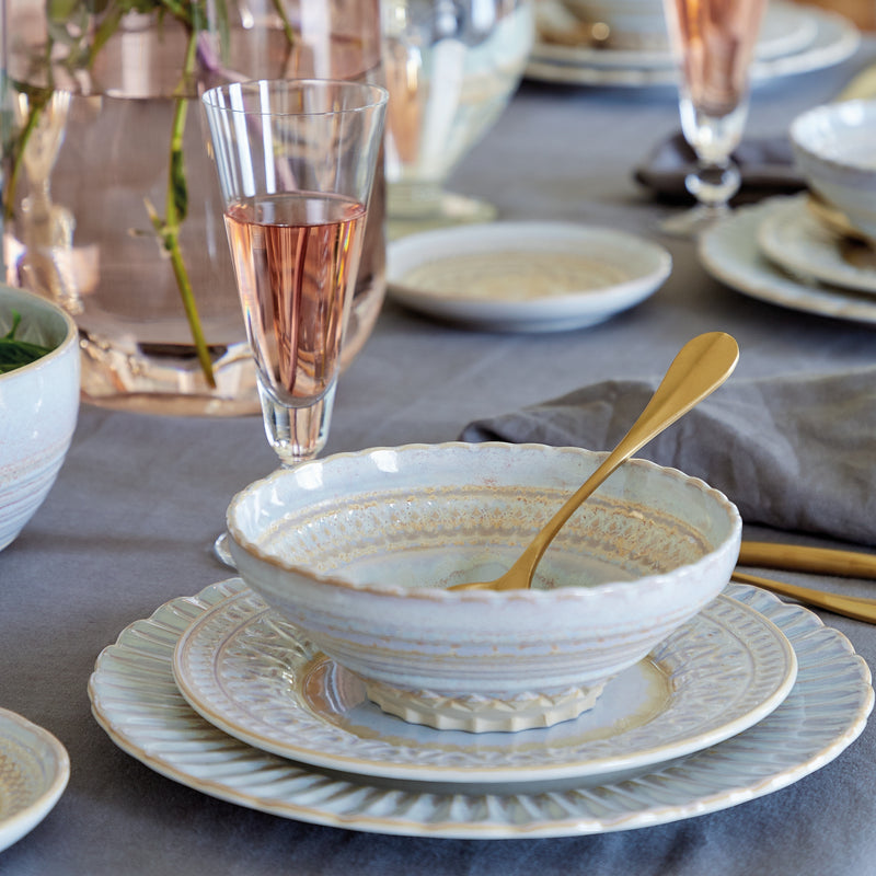 Dinner Plate Nacar/Mother of Pearl Cristal